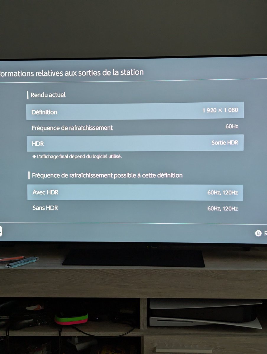 Bonjour <a href="/SylvainPichot/">Sylvain Pichot</a> pouvez vous m'aider, je sais que vous êtes un expert en tv 😉
J'ai besoin d'aide. Je ne comprends pas pourquoi la #Switch2 ne me permet pas de régler en 4k? Alors que ma tv est compatible ??? Ma tv est une Panasonic 55z80a oled.