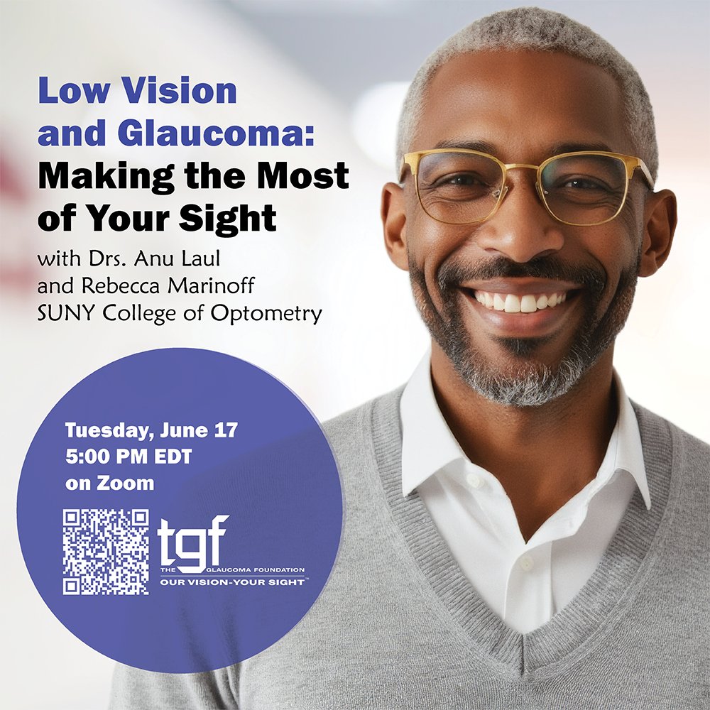 Vision loss due to glaucoma can affect patients in many ways. This webinar will discuss how glaucoma can impact your vision and your ability to complete everyday tasks, as well as what can be done to maximize your visual function. 

Register Here: bit.ly/3FhwCCZ