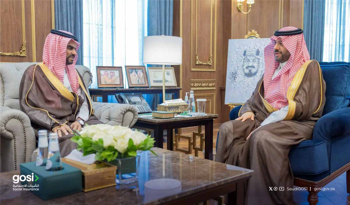 أمير منطقة الحدود الشمالية يستقبل مساعد محافظ #التأمينات_الاجتماعية
🔗 | gosi.gov.sa/ar/MediaCenter…