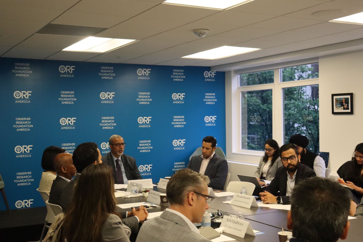 ORF America (@orfamerica) on Twitter photo It was great to host a delegation from <a href="/CarnegieIndia/">Carnegie India</a> this morning to discuss U.S.-India #tech cooperation, with a focus on #AI, #defense, and next steps on the #TRUST initiative. Some 📷: It was great to host a delegation from <a href="/CarnegieIndia/">Carnegie India</a> this morning to discuss U.S.-India #tech cooperation, with a focus on #AI, #defense, and next steps on the #TRUST initiative. Some 📷: