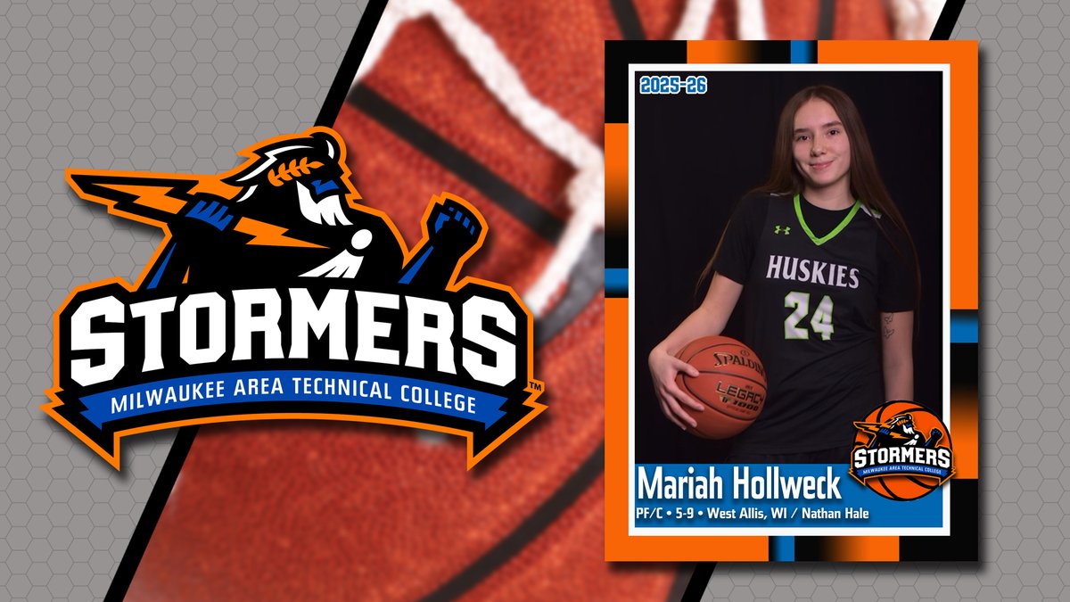 MATC Women’s Basketball Signs Mariah Hollweck 

Hollweck, a 5'8" senior from Nathan Hale High School, brings a unique blend of court awareness, shooting range and perimeter defense to the Stormers' backcourt. 

Full Story: 
matcstormers.com/news/2025/6/16…