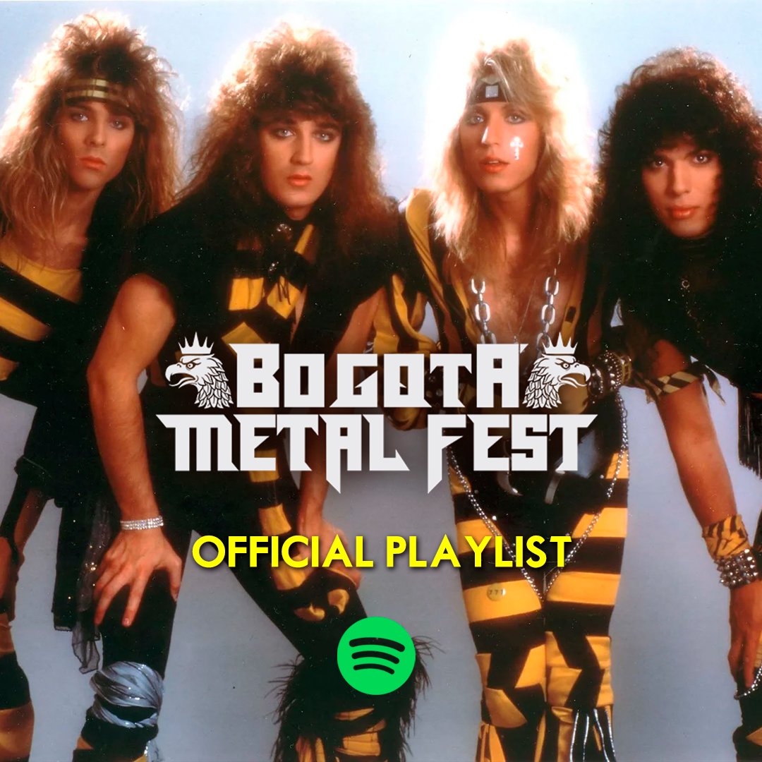 ¡Prepara tus oídos para el Heavy Metal! 🤘 Hemos añadido los himnos de @stryper a la playlist oficial del @bogmetalfest en Spotify. ¡Dale play y siente la energía de sus 40 años de historia! ¿Qué otra canción de agregarías? 

Link de la Playlist en Bio👇
bit.ly/3EpKNoT