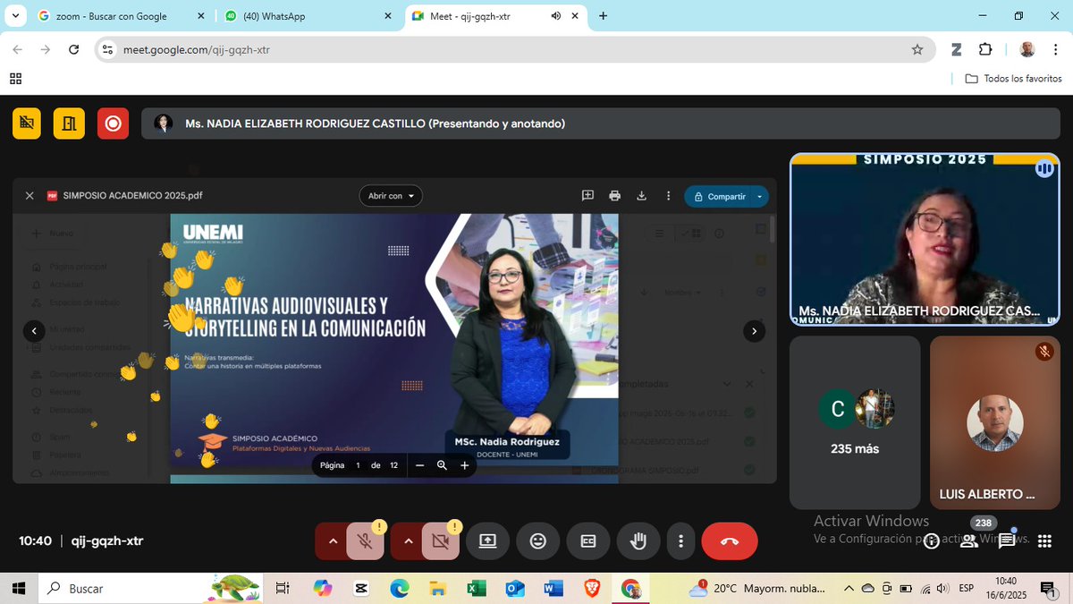 SimposioAc2025's tweet photo. Estamos en vivo.
https://t.co/iLma2YBeZt https://t.co/yrm1yGl5bC