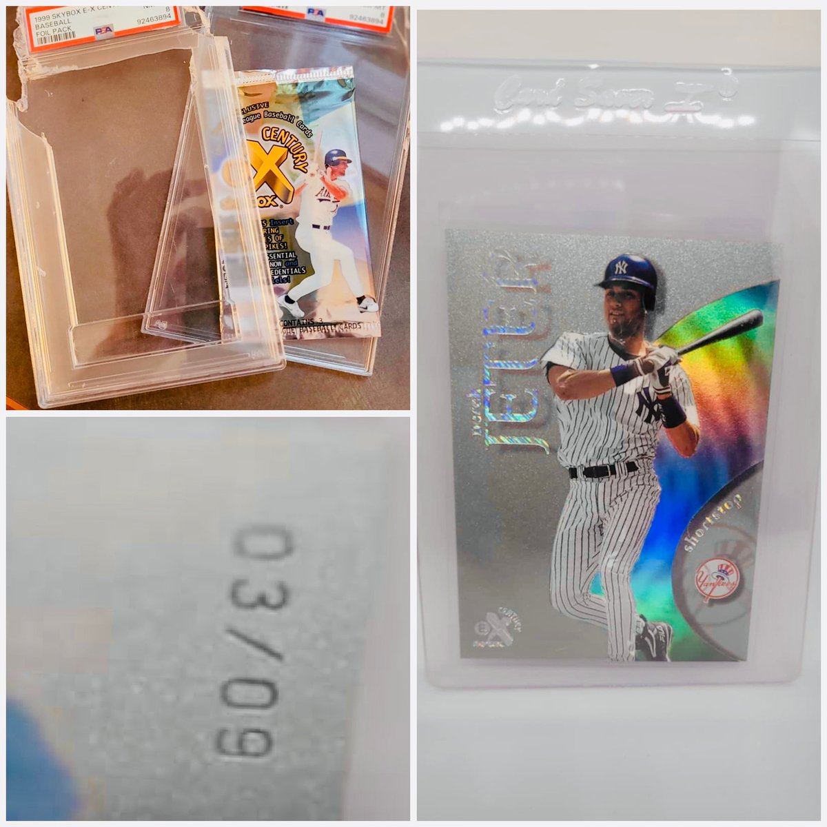 Talk about an unforgettable Father’s Day! 🤯 My brother’s buddy in Minnesota finally cracked open a 1999 graded ⚾️ pack he’s been holding onto for years, and look what he pulled: a Derek Jeter Credentials Now #3/9! This is hands down one of the rarest, most valuable cards …