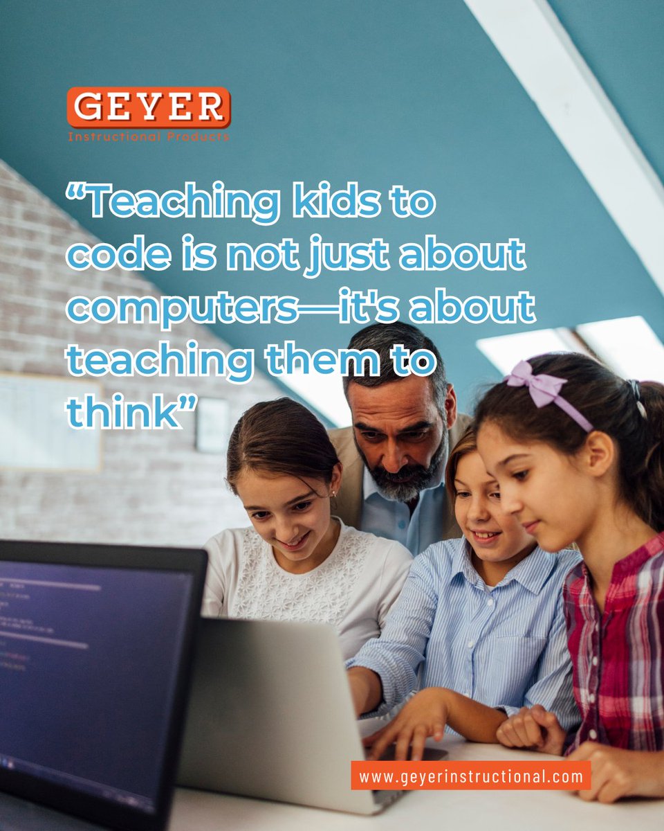 GeyerClassroom's tweet image. 🚀 Coding isn’t just about computers—it’s a superpower for young minds!
We’re not just teaching kids to code…
✨ We’re teaching them to think differently, solve creatively, and lead boldly.
Let’s raise a generation of innovators—one line of code at a time. 👩💻👨💻
#CodingSkills