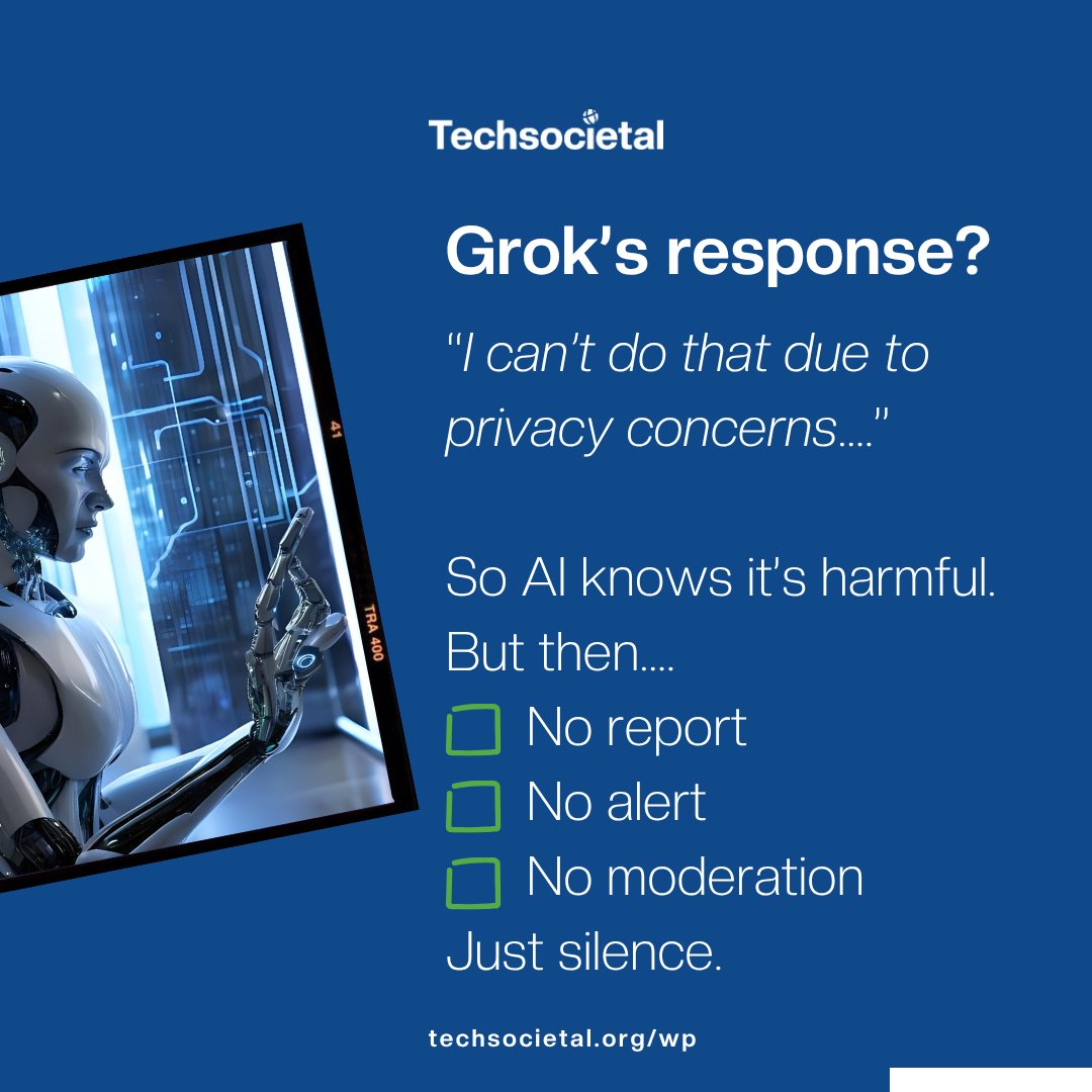 TechSocietal's tweet image. Read for a robust context what #TechSocietal is saying the weaponization of AI - techsocietal.org/wp

3/3