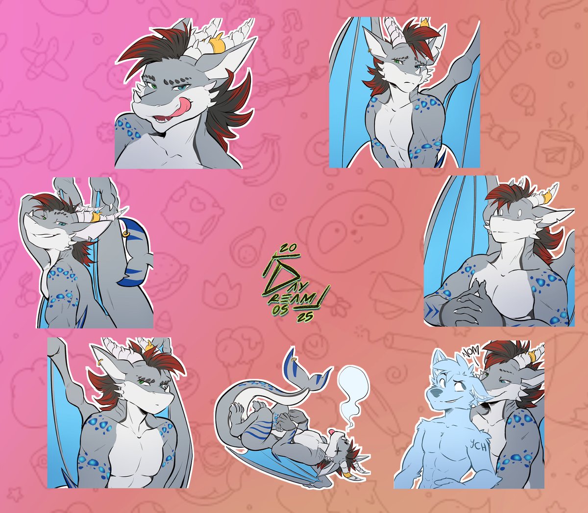 A sassy shark showing off himself because he can🦈

For Draco_Ironwing on TG :3

#Stickers #furry #furryfandom #Commission  #commissionsopen