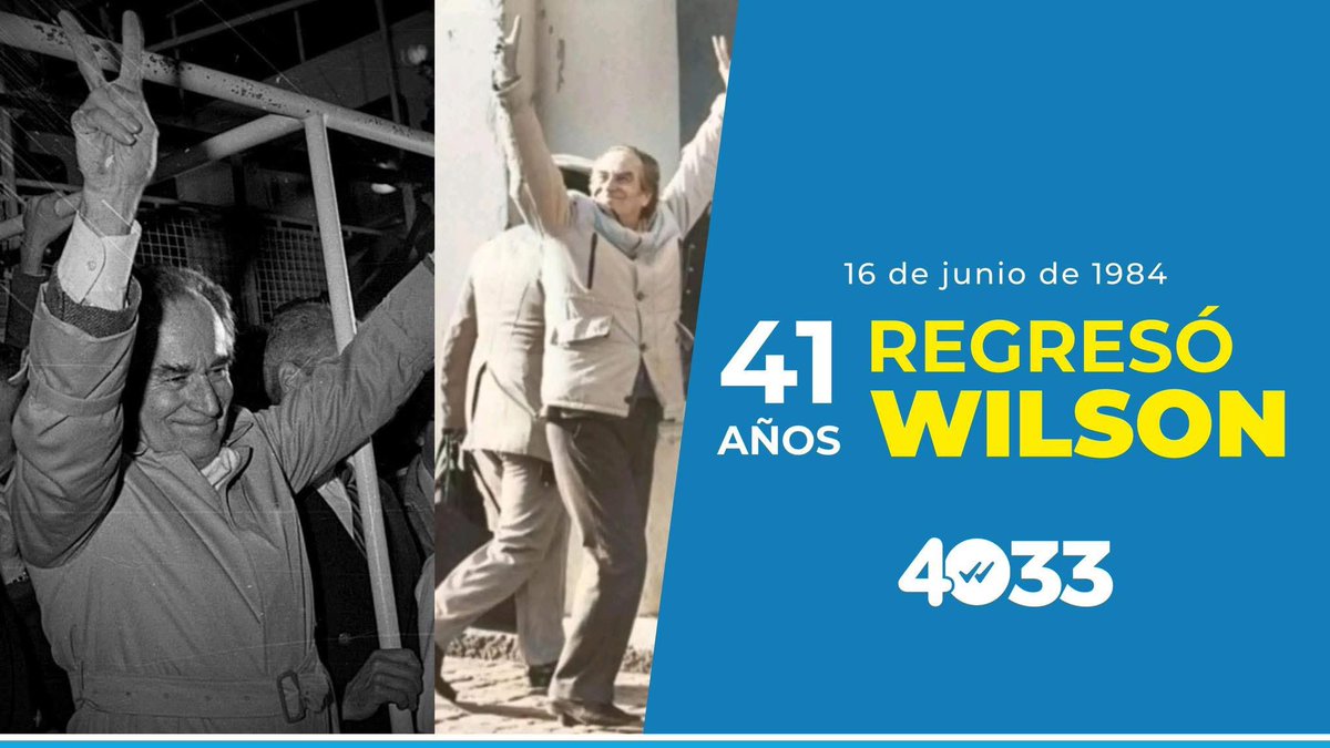 AleRepettoUy's tweet photo. A 41 años, del momento más emotivo, revelador y motivante, de lo que padecíamos…

Solo recordar, agradecer y tu huella seguir ! 

Viva WILSON…..
Viva el @PNACIONAL https://t.co/MsWsowjgJu