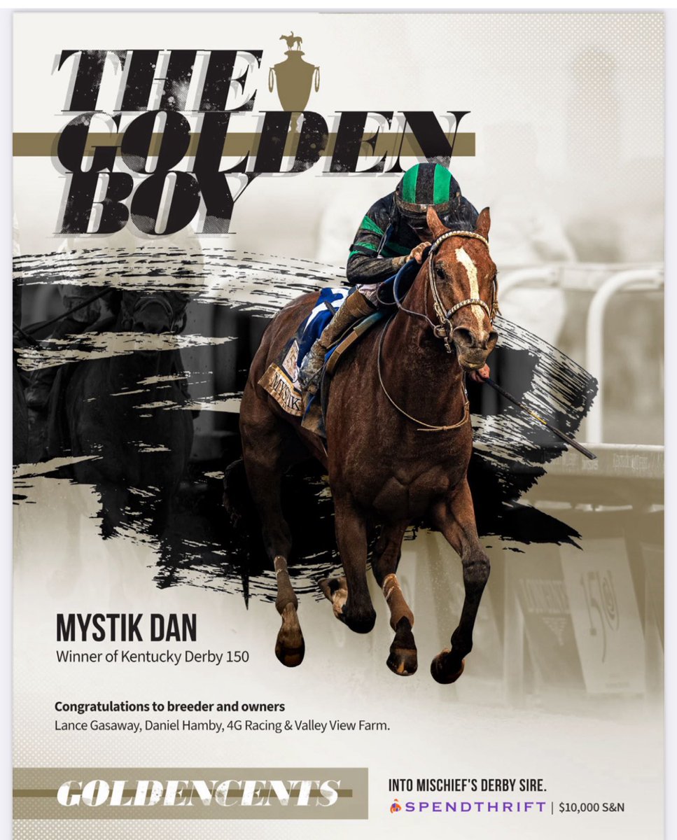 MYSTIK DAN will stand at Airdrie Stud upon conclusion of his racing career!

Looks like I will be sending some mares to Airdrie!  I think Dan’s combination of speed and staying power will be exactly what my breeding program needs. Best wishes for the remainder of 2025!!