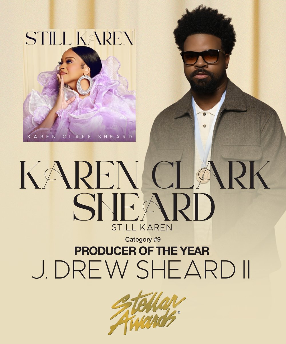 FOR IMMEDIATE RELEASE: Karew Entertainment Celebrates Four Stellar Award Nominations at This Year’s 40th Annual Stellar Awards Ceremony*mailchi.mp/b963cb706e0d/f…