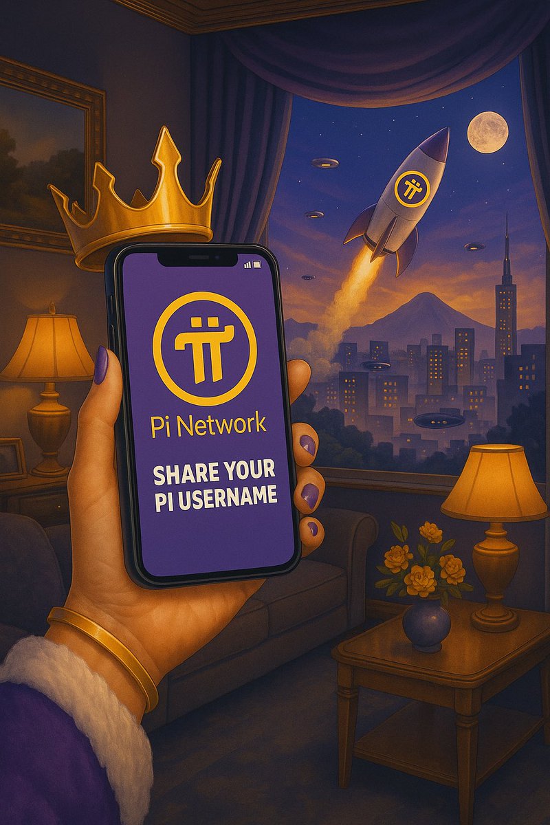 🚀 Ready to launch with Pi? 👑 Join the revolution. 📲 Share your Pi username &amp; let's build Web3 together! 🔗 Follow for more updates, airdrops &amp; insider news! #PiNetwork #Crypto #Web3 #PiUsername #Blockchain