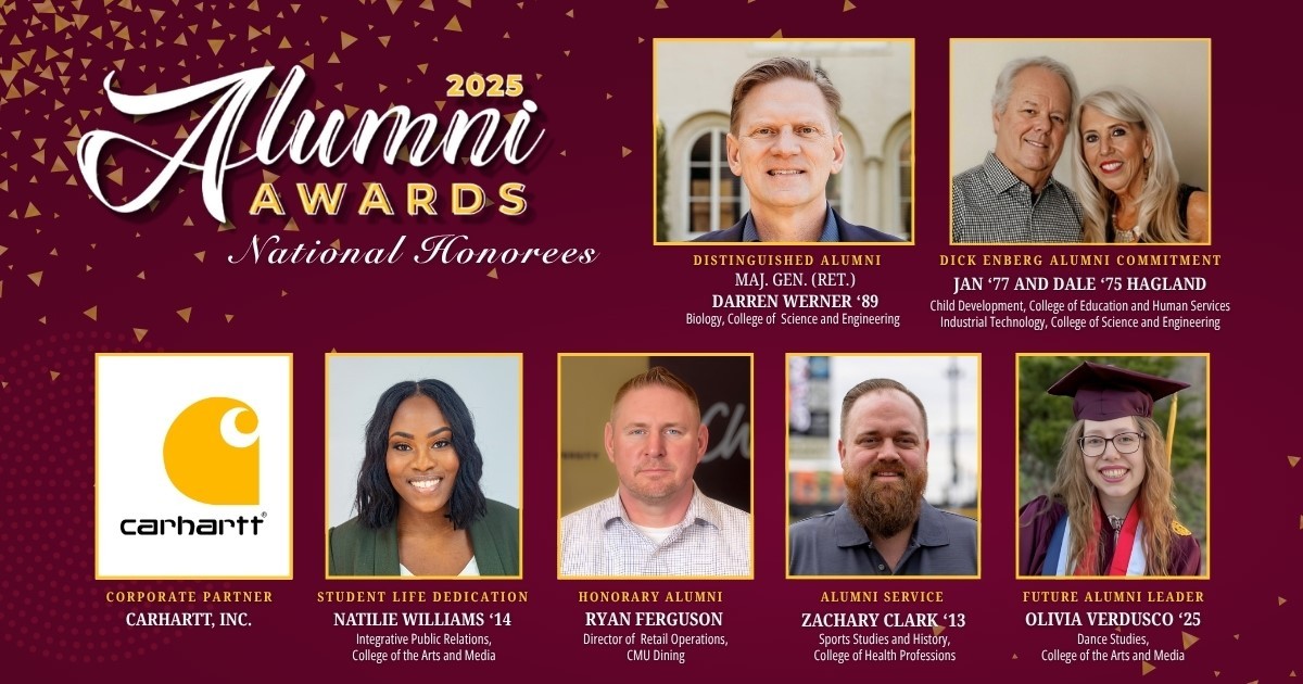 📣 The CMU Alumni Association proudly announces the 2025 National Alumni Award recipients — Fired-up CMU community members who are leading with purpose. 🔥⬆️ go.cmualum.com/2025awardannou…
