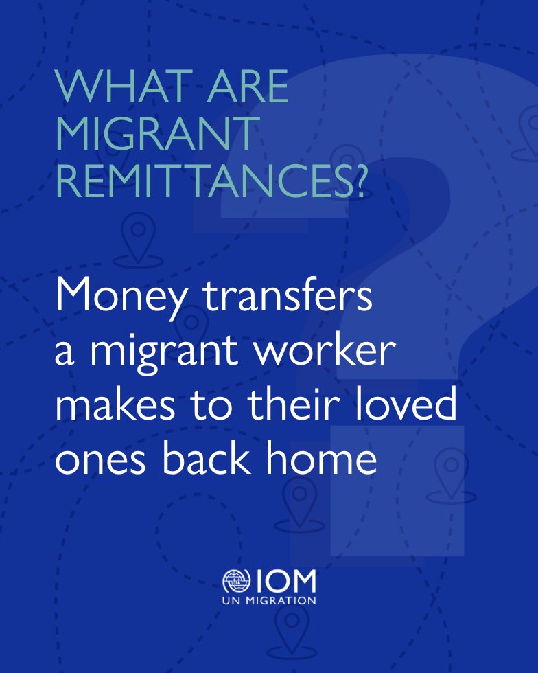 IOMTheGambia's tweet photo. The Gambia's remittance inflow for 2024 was US $775.6 million (31.5% of GDP) according the Senior Adviser of the Governor of Central Bank.

These cash transfers contribute to changing lives.

They support families, fuel businesses, and drive development.

#FamilyRemittances https://t.co/uobOnDEBca
