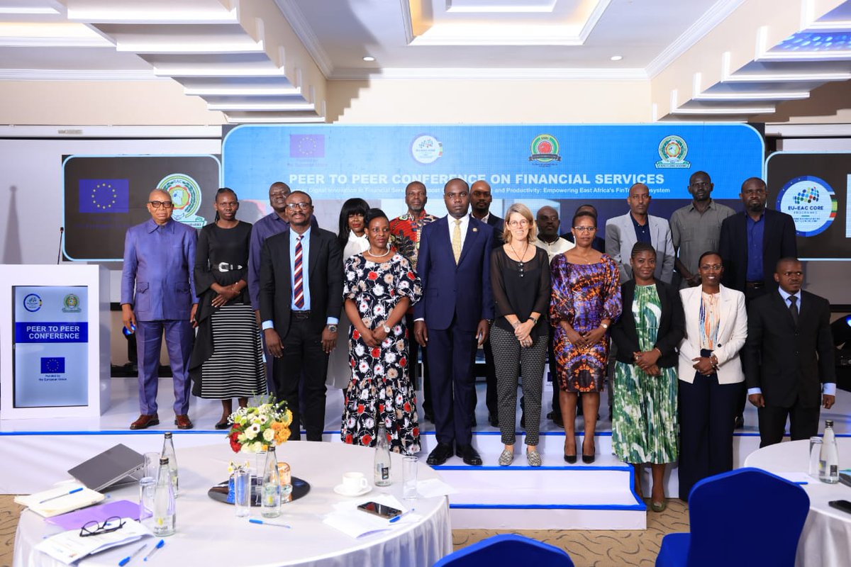 Kigali_IFC's tweet photo. At the EAC Peer-to-Peer Learning Conference on Financial Services  #P2PUgandaChapter held recently in Kampala, our FinTech Secretariat Lead @Ley_Rwagasana highlighted how Rwanda is advancing financial inclusion through FinTech, KIFC’s vision for Rwanda as a FinTech hub and efforts to bridge the gender gap in digital finance.

The conference aimed to identify and address key barriers hindering financial services growth in in the East African Community (EAC) and foster the exchange of strategies and best practice to benefit the regional financial sector.