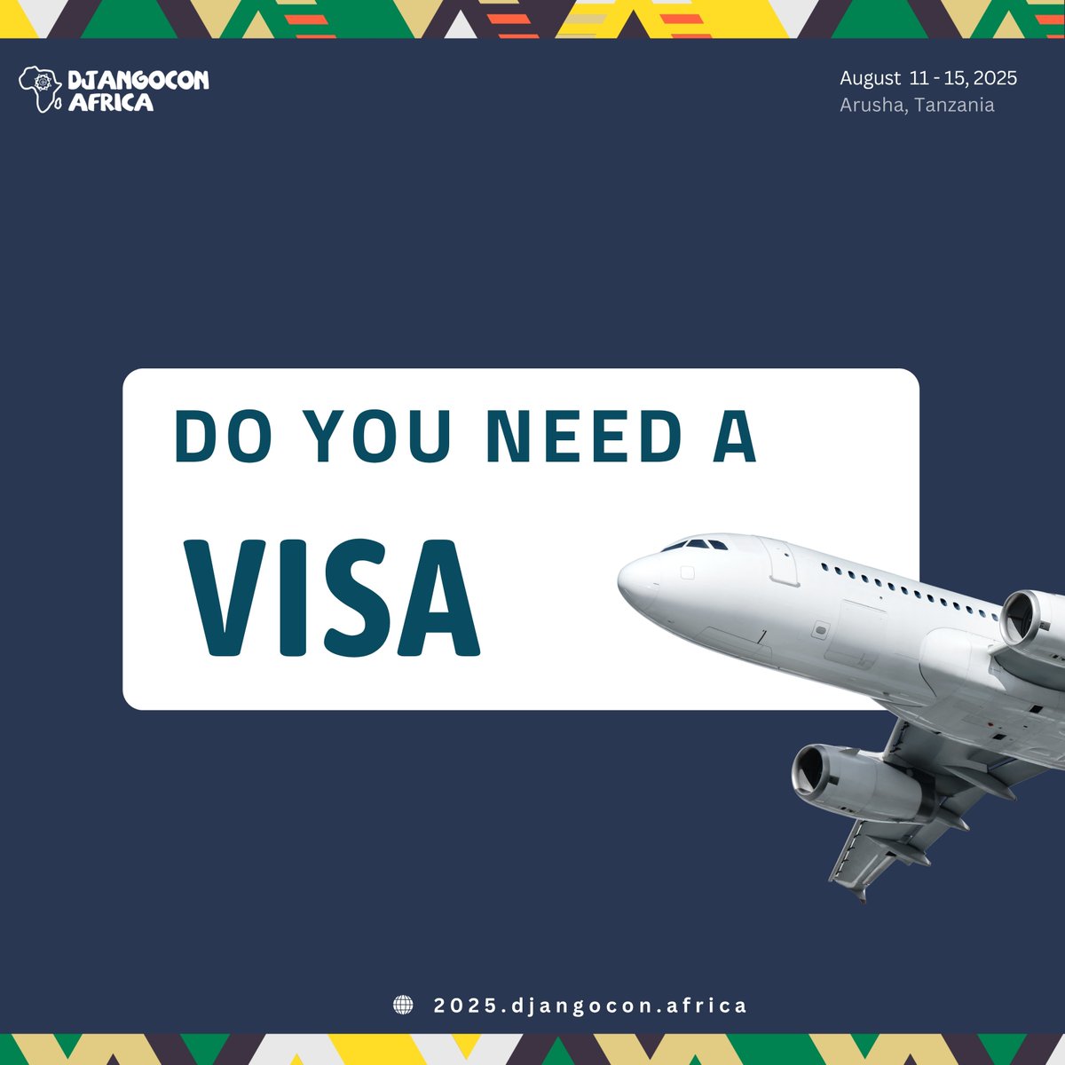 djcafrica's tweet image. 🌍 Planning to attend DjangoCon Africa 2025?

Make sure your travel plans go smoothly, read our latest article on how to prepare your visa and get all the details you need:
👉 2025.djangocon.africa/en/news/prepar…

#DjangoConAfrica #VisaInfo #TechConference #DjangoAfrica2025