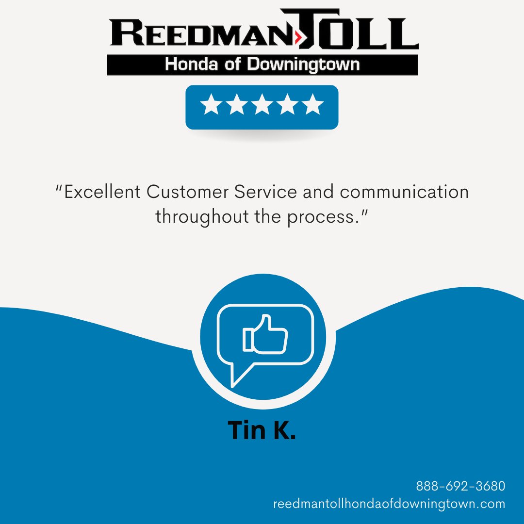 "Excellent Customer Service and communication throughout the process." We strive to deliver exceptional customer service to all of our valued clients!