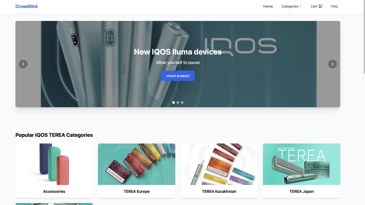 🎉 We just launched our official store — and you’re invited to celebrate!

Enjoy 5% OFF with these codes:
HELLOCRUSE, LAUNCHDAY, FAMILY5, FIRSTORDER, TRYTEREA, SHIPFAST, CRUSESTART, WELCOME
*
🛒 Order now: crusestick.com
* 
#IQOS #Terea #Heets #PromoCode #VapeShopUSA