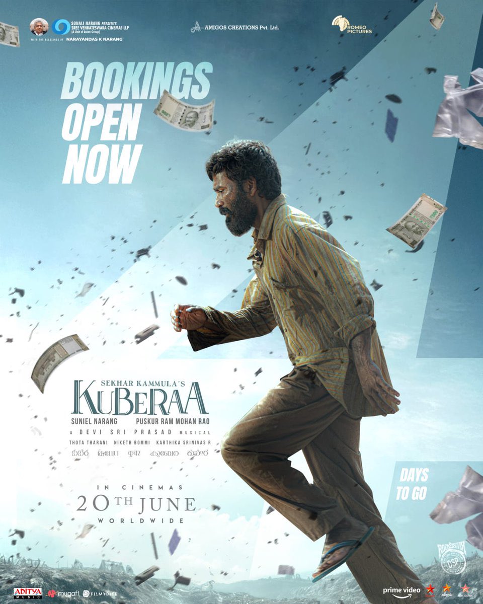 #Kuberaa Bookings open now in screen 1(Ganga)🔥❤️