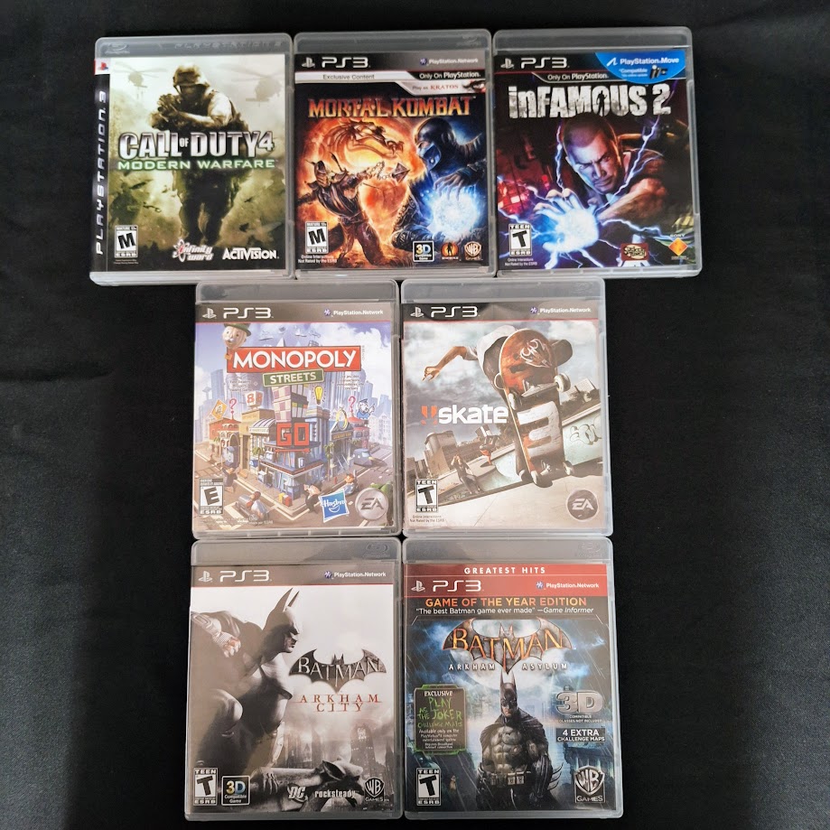 MinusWorldGames's tweet image. We are placing some PS3 games on the shelf right now. Come in and look at them. #Playstation #PS3S #retrogaming #minusworld