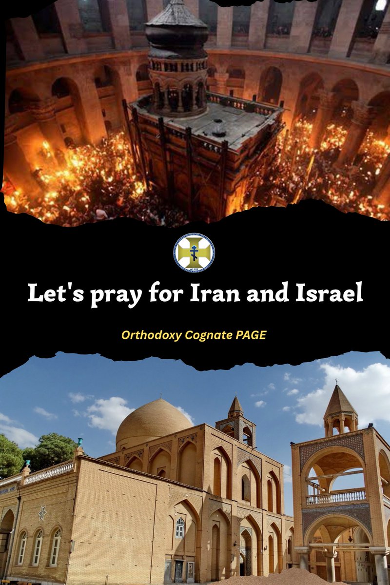 United in Prayer for Iran and Israel. As these nations face escalating conflicts, let us remember and pray for the well-being of all, especially the resilient Armenian Orthodox community in Iran.

#PrayForPeace
#IranIsraelConflict
#ArmenianOrthodox
#UnitedInPrayer
#FaithInCrisis