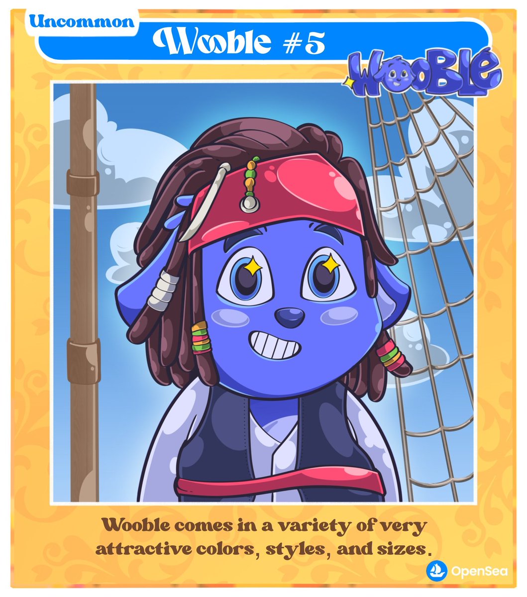 Heyoooo✨️
Just drop new item from wooble's!
Available on <a href="/opensea/">OpenSea</a>

Wooble#5
opensea.io/item/matic/0x4…

Lets join wooble's club and have a great day!!!🤩✨️

opensea.io/wooble_nft