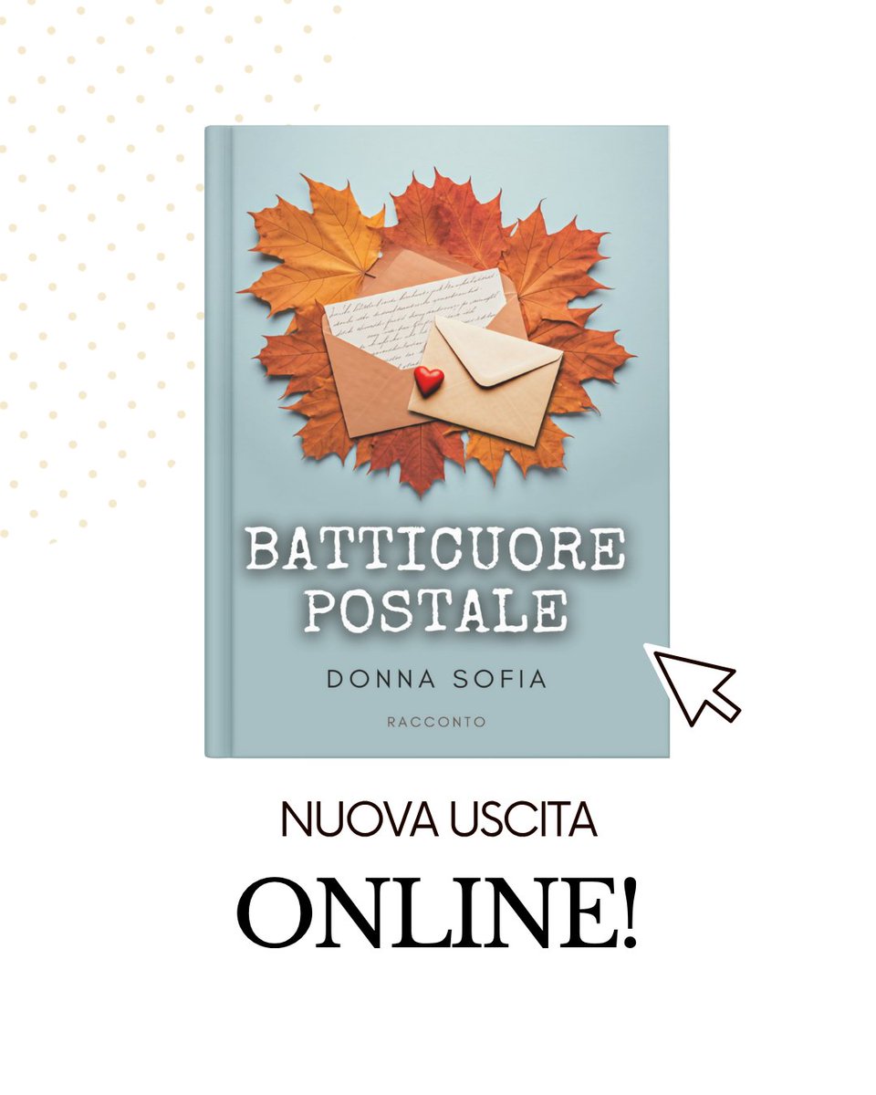donatellapavone's tweet photo. Da pochi giorni, è disponibile su Amazon un mio nuovo racconto... "Batticuore postale" pubblicato come Donna Sofia.
Genere: Racconto, Narrativa, Romance, Epistolare
Disponibile su Amazon Kindle Unlimited: https://t.co/v3Ata9v5pg #affiliatelink 
#racconti #libri https://t.co/oTBKih3Mhp