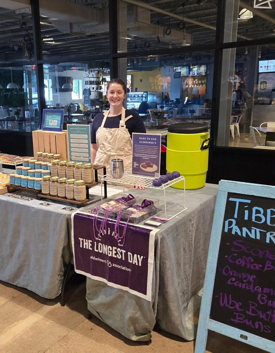 Thank you, Kathryn Alessi at Tibbs' Pantry, for baking to end Alzheimer’s! Your creativity and hard work in creating Purple Mochi brownies to support #TheLongestDay has not gone unnoticed. We are grateful! Thank you for joining us in the fight to #ENDALZ. alz.org/thelongestday