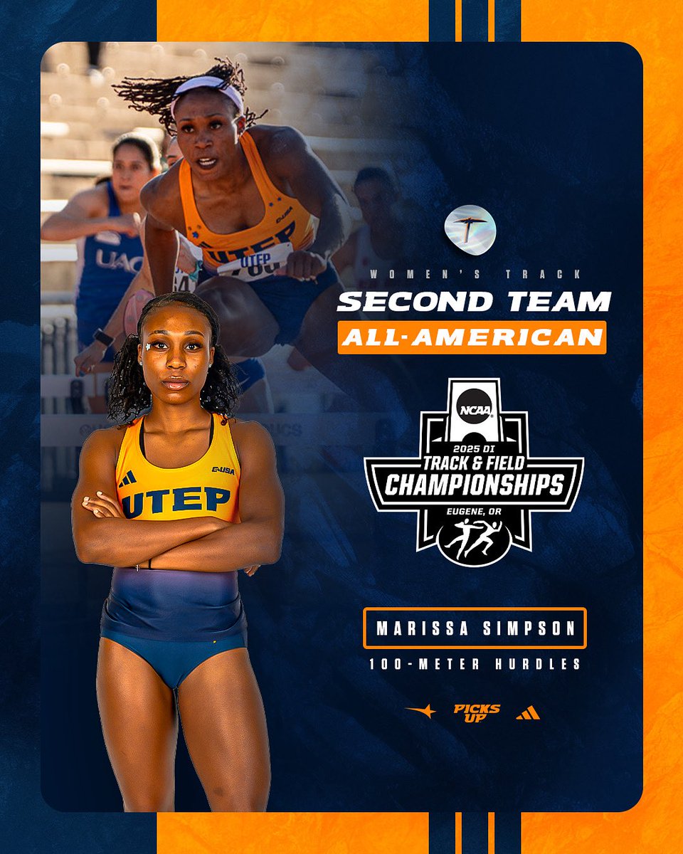 UTEPTrack's tweet image. Our All-Americans ๐ค
#PicksUp | #NCAATF | @NCAATrackField