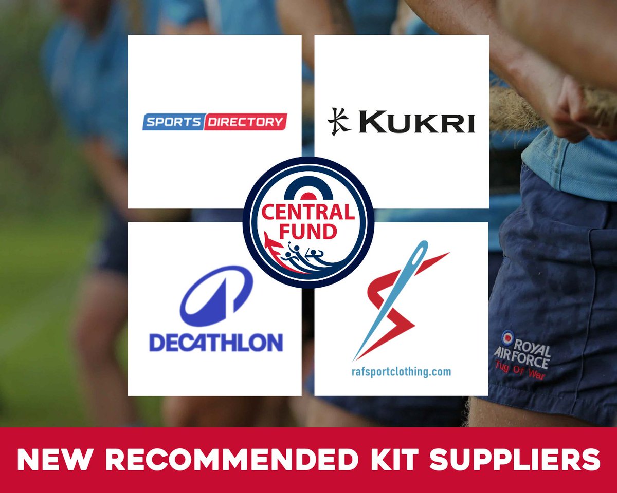 We're SUPER excited to announce that we've partnered with four top sports brands to bring quality kit and equipment at affordable prices to the RAF! 🎽⚽️
Read about our partnership with <a href="/Decathlon/">Decathlon</a>, Sports Directory, <a href="/KukriSports/">Kukri Sports</a> &amp; RAF Sport Clothing at rafcf.org.uk/raf-central-fu…