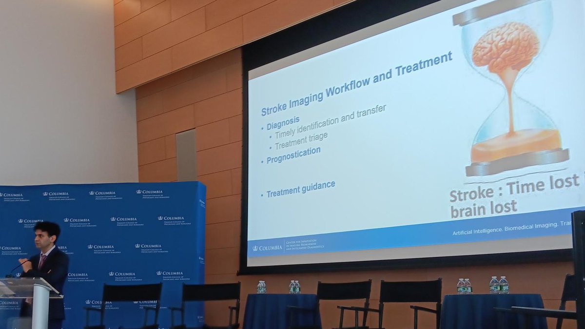 CIMBID Launch Day! Morning research presentations on leveraging #AI in #stroke imaging, #ultraound, #cancer imaging, and much more! From Junhao Wen, PhD (<a href="/labs_pi_hao/">LABS</a>), Elisa Konofagou, PhD (<a href="/ColumbiaUEIL/">Konofagou Lab at Columbia University</a>), Jeff Goldsmith, PhD, Sam Payabvash, MD (<a href="/SamPayabvash/">Sam.Payabvash</a>) and others.