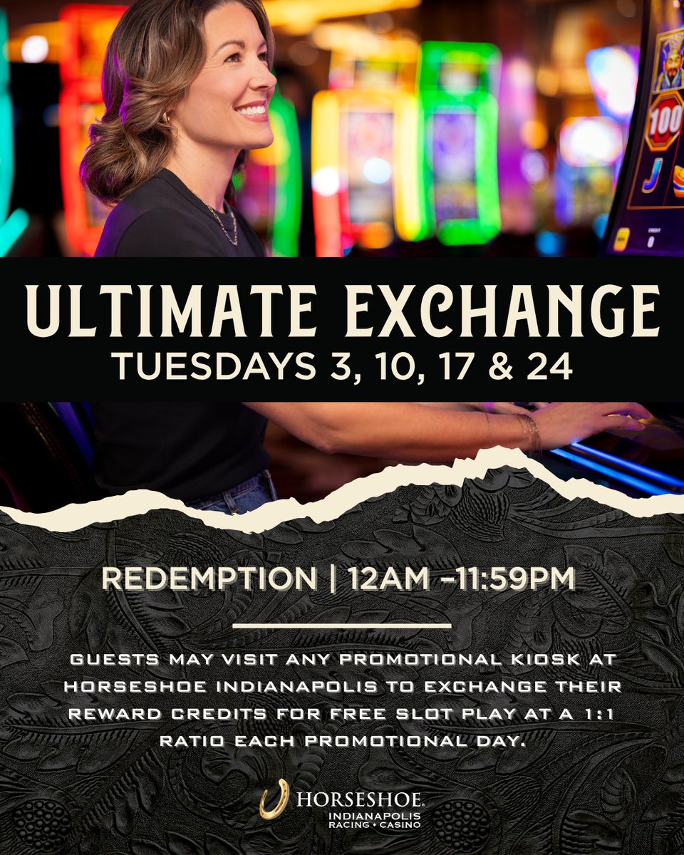 Join us Tuesdays in June for Ultimate Exchange! 🎰💸 #indianapolis #casino #playlegendary