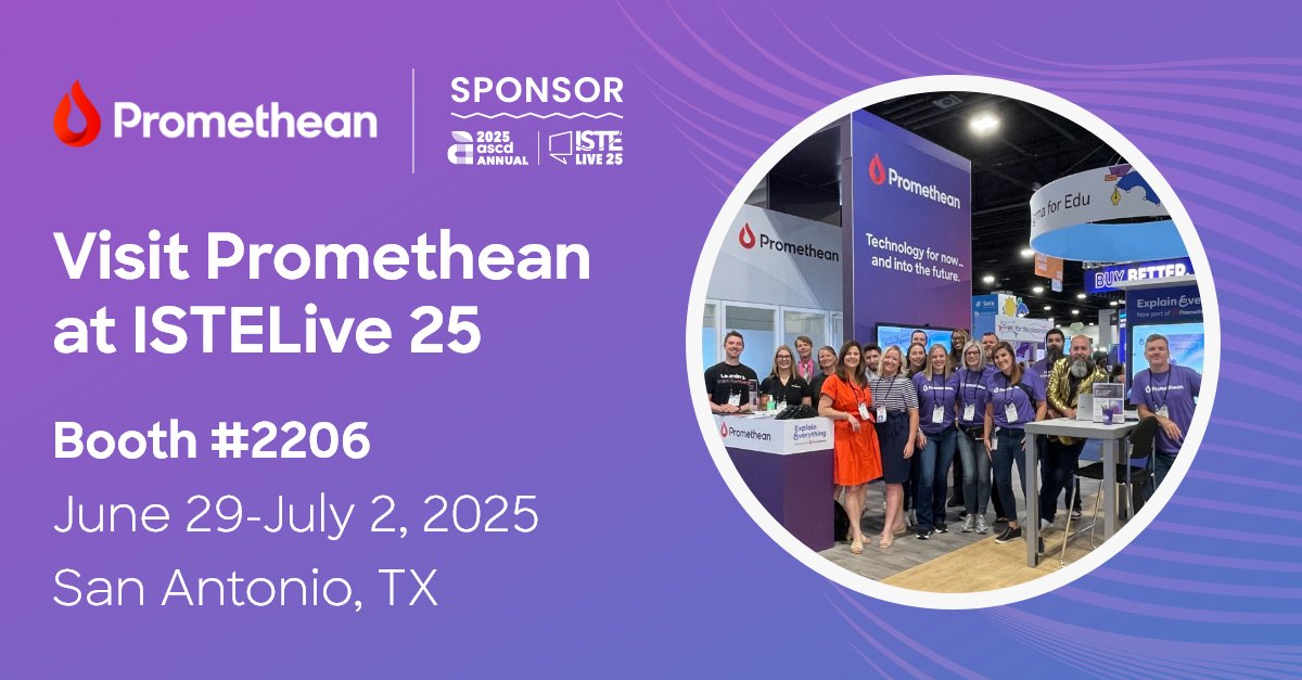 We're heading to <a href="/ISTEofficial/">ISTE</a>! Stop by booth #2206 to meet our edtech experts, explore the ActivPanel 10, and enter to win one! 

Don't miss:
🎤 A session by education leader <a href="/mrronclark_/">Ron Clark</a>
🎶 EdTech Karaoke
🎁 Big giveaways!

#ISTELive25 #EdTech #ActivPanel10 #ETK25 #RonClark