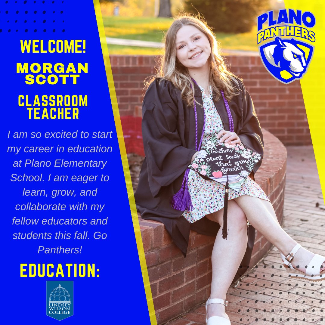 PlanoPanthers's tweet image. Welcome to Plano Elementary!