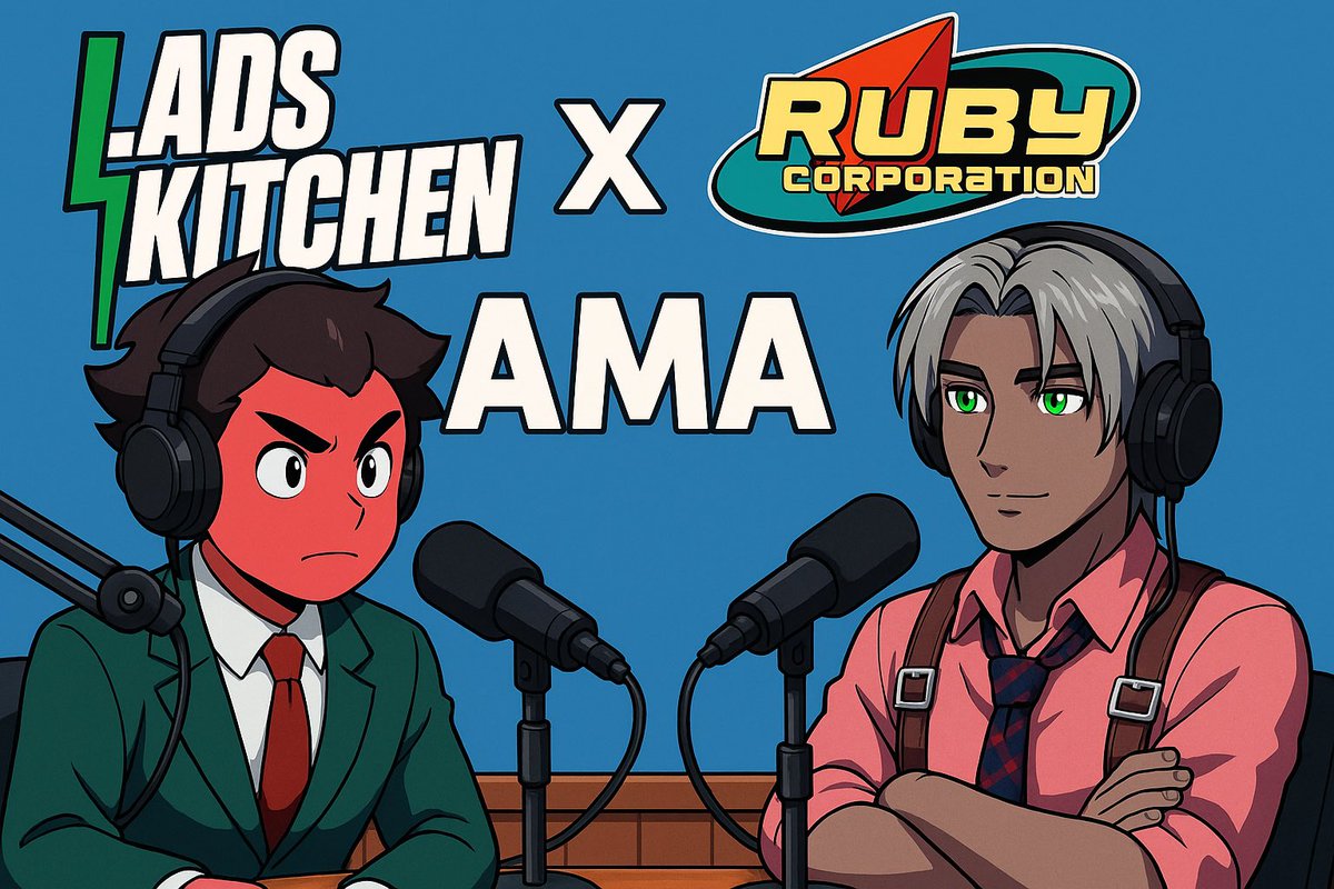 Lads Kitchen (@theladskitchen) on Twitter photo ๐ข AMA ANNOUNCEMENT - LADS KITCHEN X RUBY CORPORATION ๐
Weโre excited to announce an exclusive AMA with <a href="/RubyCorporation/">Ruby Corporation ๐ฆ</a> - hosted by <a href="/chocoo_web3/">Chocoo.sol |๐ง๐ฎ๐|</a> , featuring <a href="/thomukas1/">Thomukas1๐บ</a> (Founder of Ruby Corp) ๐๏ธ
๐๏ธ 17th June, 4:30 PM UTC
BONUS: 5 WL spots to the best questions during the AMA ๐ข AMA ANNOUNCEMENT - LADS KITCHEN X RUBY CORPORATION ๐
Weโre excited to announce an exclusive AMA with <a href="/RubyCorporation/">Ruby Corporation ๐ฆ</a> - hosted by <a href="/chocoo_web3/">Chocoo.sol |๐ง๐ฎ๐|</a> , featuring <a href="/thomukas1/">Thomukas1๐บ</a> (Founder of Ruby Corp) ๐๏ธ
๐๏ธ 17th June, 4:30 PM UTC
BONUS: 5 WL spots to the best questions during the AMA