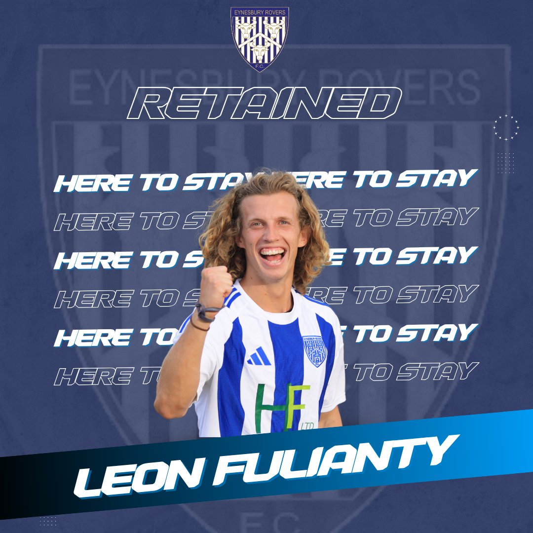 EynesburyRovers's tweet photo. Last but by no means least for today, Leon Fulianty is also staying at Eynesbury Rovers for the 2025/26 season! π
Calm on the ball, confident in possession, and brings real quality to the side. Great to have Leon with us again! πβ½
#RetainedPlayer #HereToStay #MondayMotivation https://t.co/WyU0iGnSfL