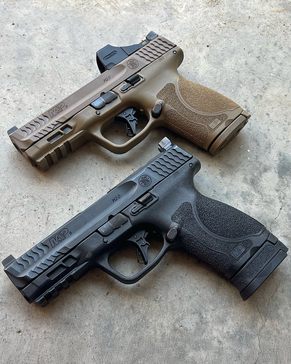 Smith_WessonInc's tweet photo. it's m&amp;p monday, black or fde? https://t.co/5HkOjORFAn