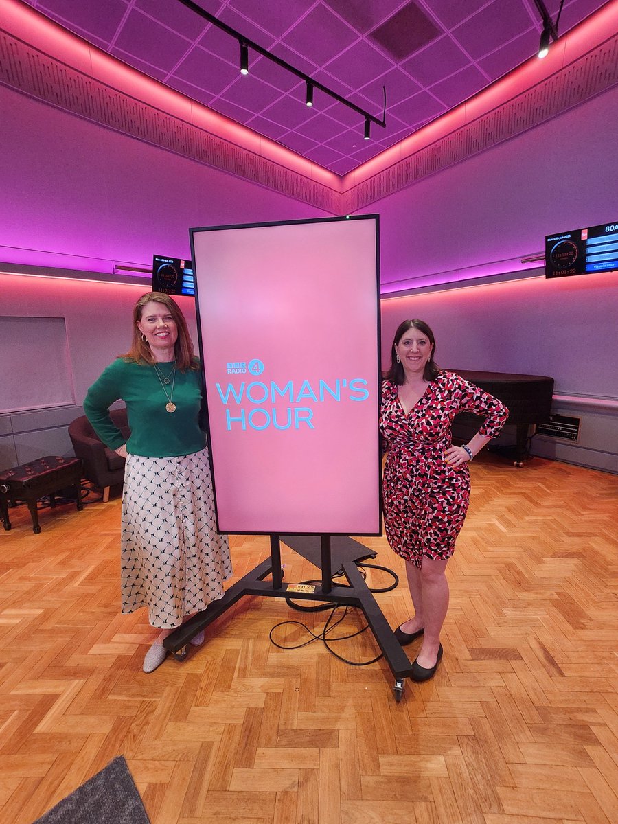 Had a great time on <a href="/BBCWomansHour/">BBC Woman's Hour</a> today. Lovely to meet <a href="/BBCNuala/">Nuala McGovern</a> and the team