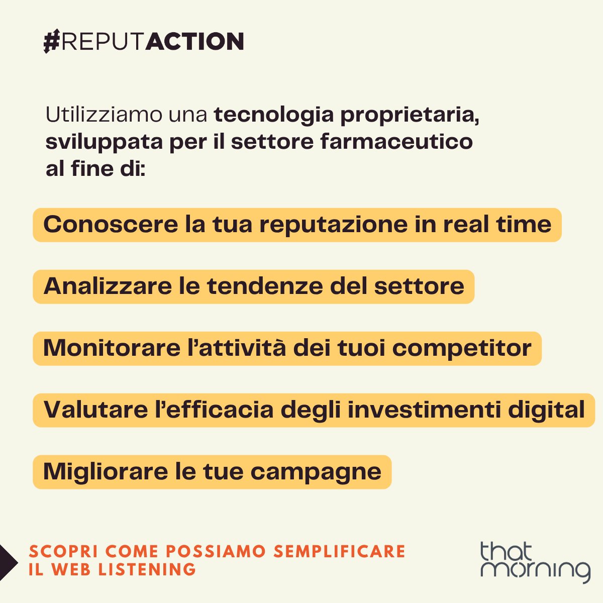 That_Morning's tweet photo. 🔍 Scopri le potenzialità del nostro servizio di Web Listening per il mondo pharma! 🔍

Con il nostro servizio, puoi trasformare il modo in cui gestisci la tua presenza online attraverso indicatori... https://t.co/DZQoSIVs11