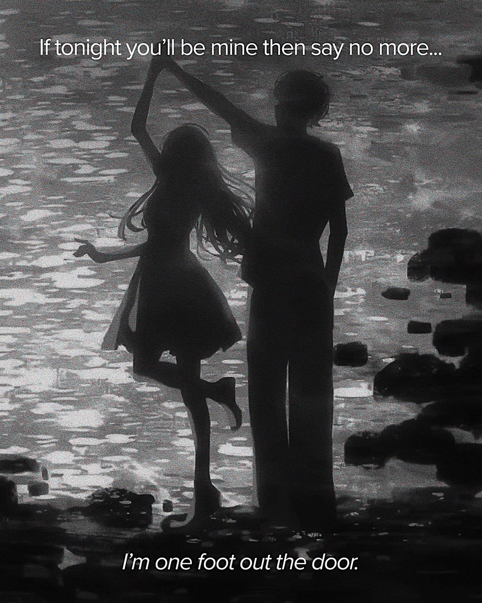 One look, one foot out the door