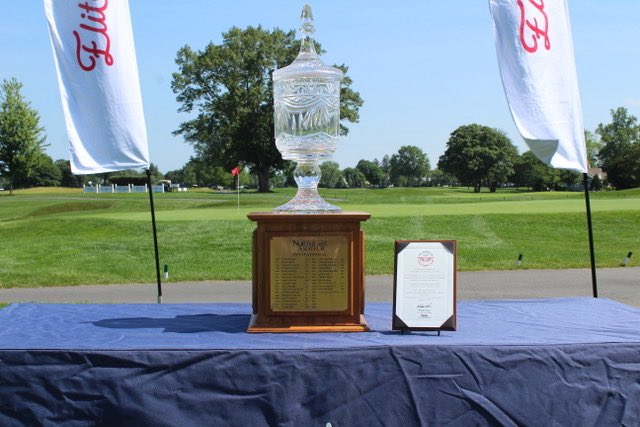 The Hardware and Golden Ticket have arrived at Wannamoisett CC for the 63rd Northeast Amateur Invitational!  The champion will receive this trophy and a ticket to the 125th U.S Amateur Championship at the Olympic Club.