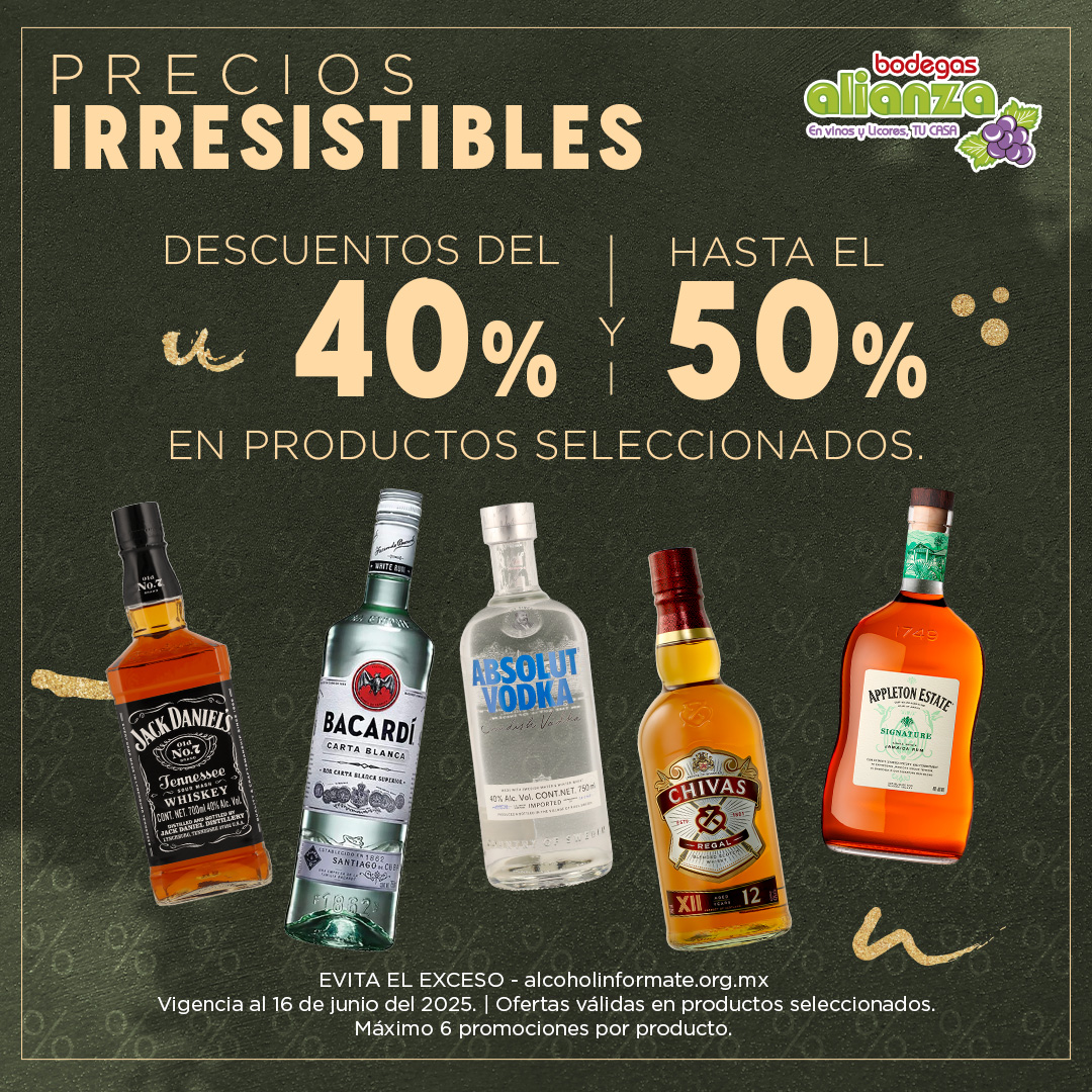 ¡No esperes más, aprovecha! Tus favoritos tienen precios irresistibles que no puedes dejar pasar. Disponible en la tienda en línea y tiendas físicas.
bodegasalianza.com/precios-irresi…