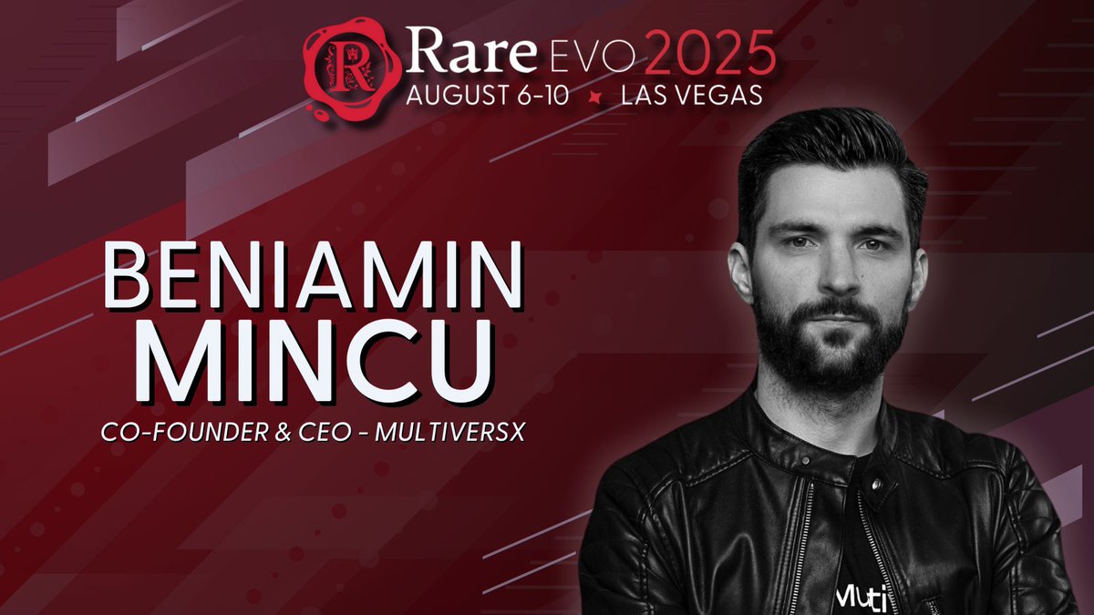Rare Evo: A Blockchain Event (@rareevo) on Twitter photo Prepare to be inspired.
One of the most innovative minds in blockchain is coming to #RareEvo25
<a href="/beniaminmincu/">Barnardius Maximus |🇺🇸/acc 🔥🛠️</a>, the visionary behind <a href="/MultiversX/">Multiversᕽ</a> takes the stage for a mind-expanding journey into emerging technologies of blockchain, fintech, the Metaverse, and AI. Prepare to be inspired.
One of the most innovative minds in blockchain is coming to #RareEvo25
<a href="/beniaminmincu/">Barnardius Maximus |🇺🇸/acc 🔥🛠️</a>, the visionary behind <a href="/MultiversX/">Multiversᕽ</a> takes the stage for a mind-expanding journey into emerging technologies of blockchain, fintech, the Metaverse, and AI.