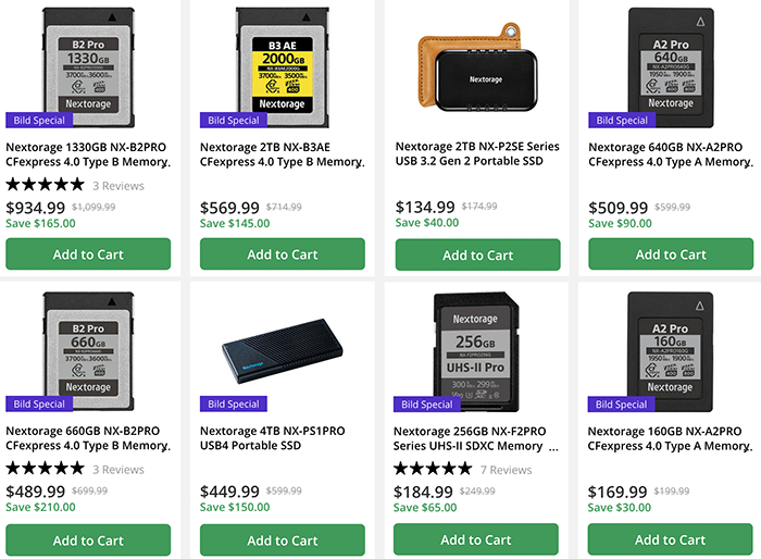 BildExpo special: Save big on Nextorage Type B and SD cards ift.tt/sjQzV20