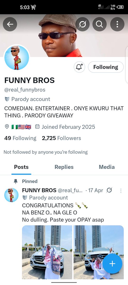 Hp_Ama's tweet photo. @mosesgives @real_funnybros 08139411555
Amarachi
Opay https://t.co/DQ0swhiYMt