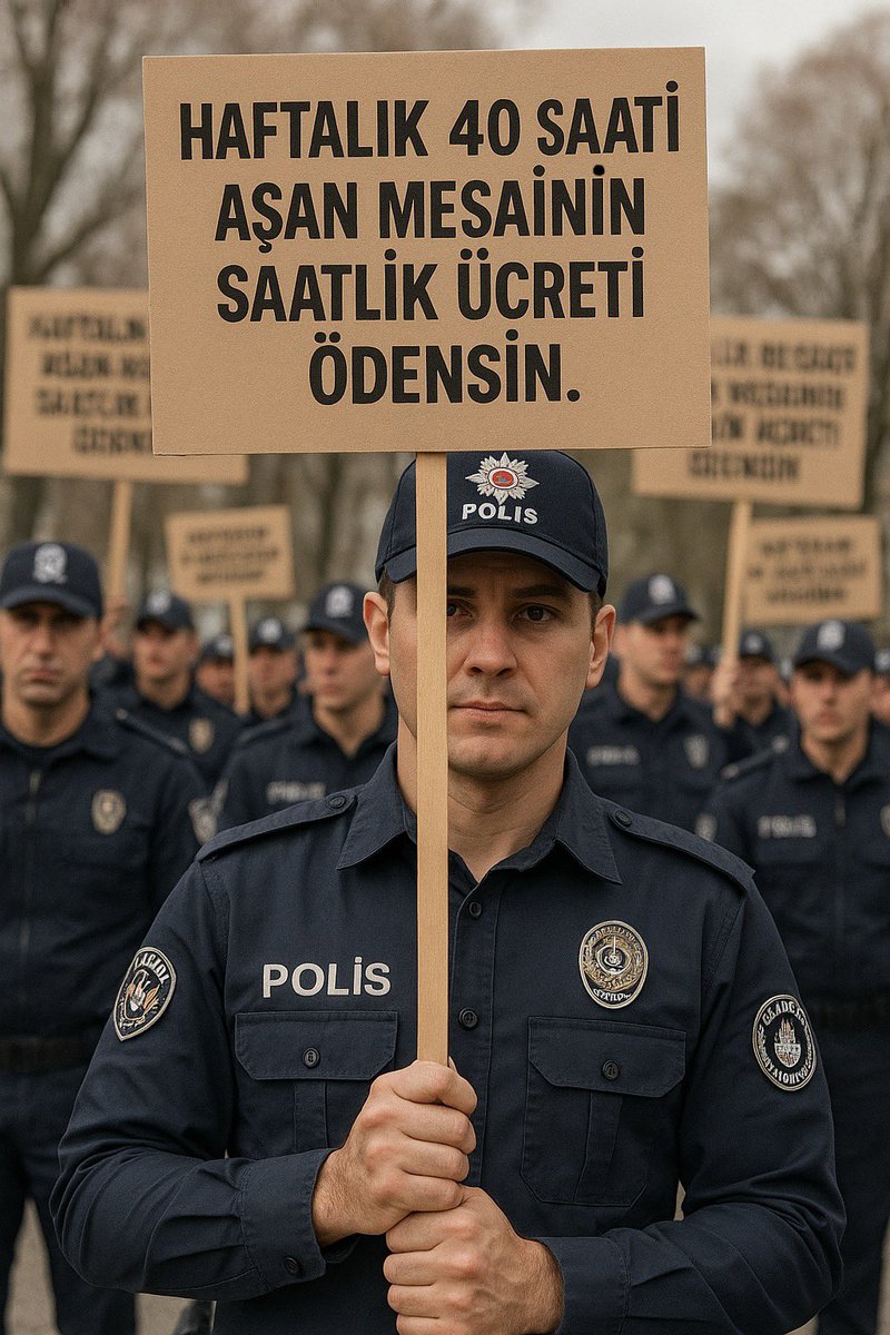 Kamuda 40 saatlik çalışmayı aşan tüm memurlar saatlik mesai ücretini alıyorken,polise ücret ödenmiyor.

Adalet bunun neresinde?

Saatlik mesai ücreti polise de ödenmeden,polis mücadelesinden vazgeçmeyecek.

 #PolisindeAilesiVar
