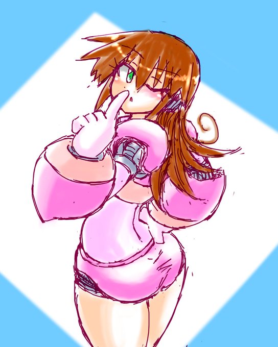 今日の寝る前らくがきぺけ子|ω・) 