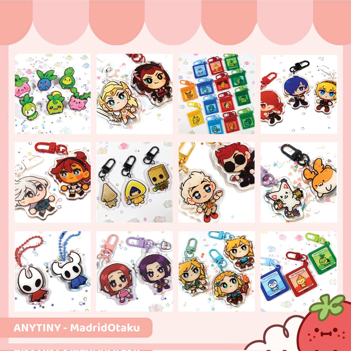 _anytiny's tweet image. Cositas que llevaré a la @madridotaku este fin de semana! ❤️🌷✨
Proximamente publicaré la ubicación del Stand, espero veros ahí!!! 😳☺️🍓🩷