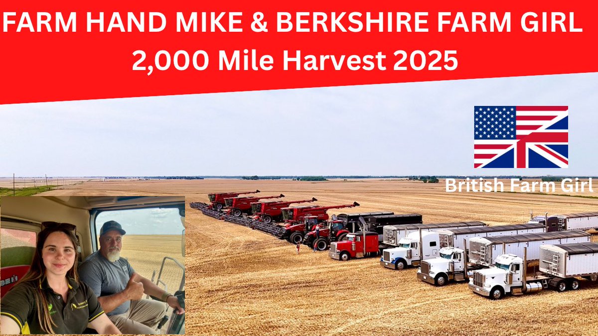 FARM HAND MIKE &amp; BERKSHIRE FARM GIRL - 2,000 mile harvest 2025 youtu.be/FIN9zZU7BbU?si… via <a href="/YouTube/">YouTube</a>

<a href="/farmhandmike686/">Farmhandmike</a>