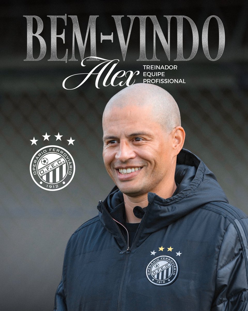 Brezilya Serie B Ligi ekibi Operario Ferroviario, teknik direktörlüğe Alex de Souza'nın getirildiğini açıkladı.

#AlexDeSouza