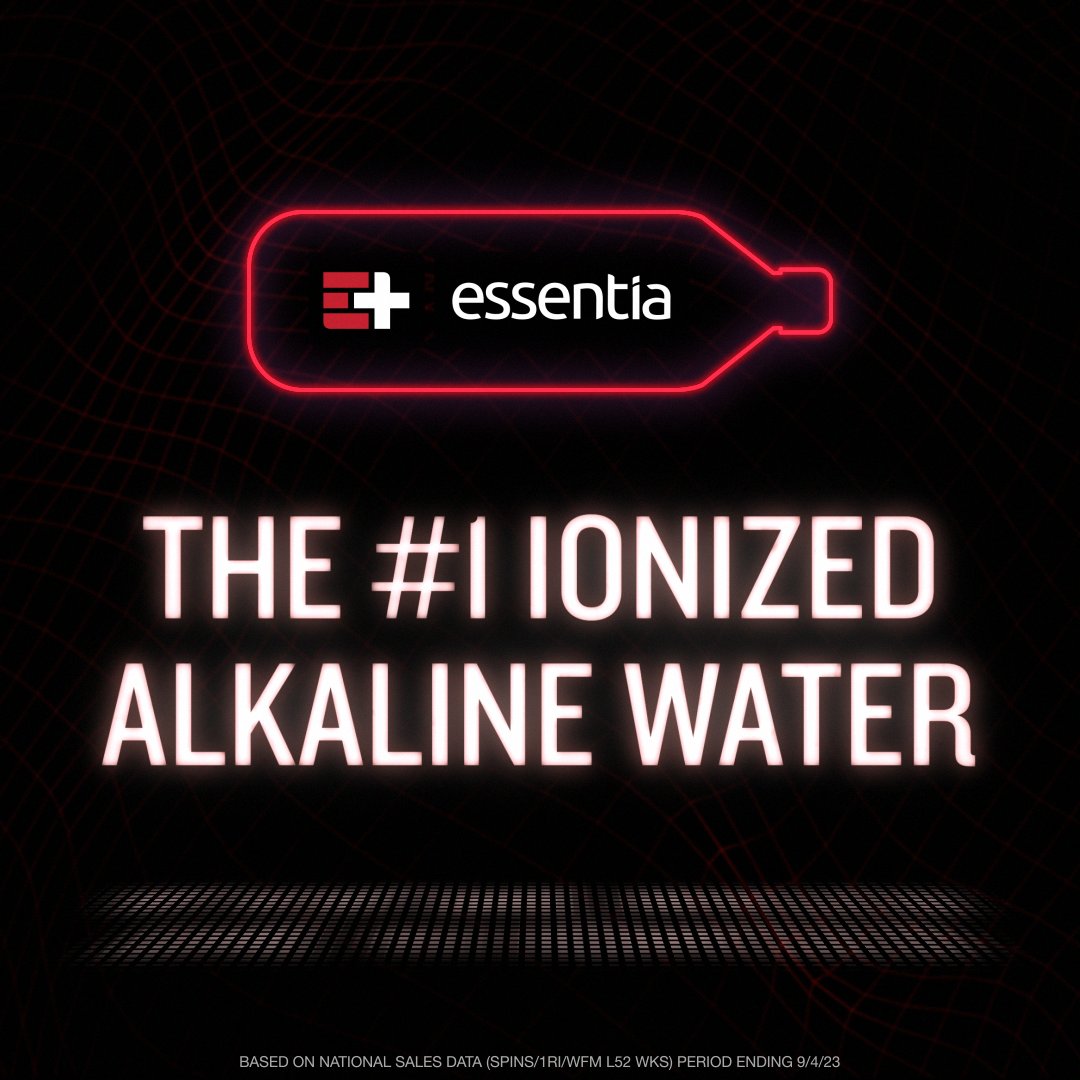 Not all water 💧 is created equal! Essentia is 99.9% pure, infused with electrolytes, and ionized for a clean, smooth taste. Hydrate better with the #1 Ionized Alkaline water! Tap the link to shop now. click2cart.com/162200dQ #OverachievingH2O